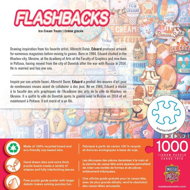 Flashbacks - Ice Cream Treats - 1000 Piece Puzzle