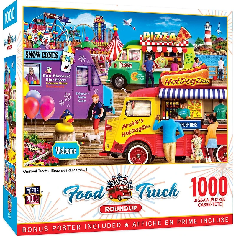 Food Truck - Carnival Treats - 1000 Piece Puzzle