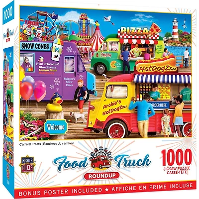 Food Truck - Carnival Treats - 1000 Piece Puzzle