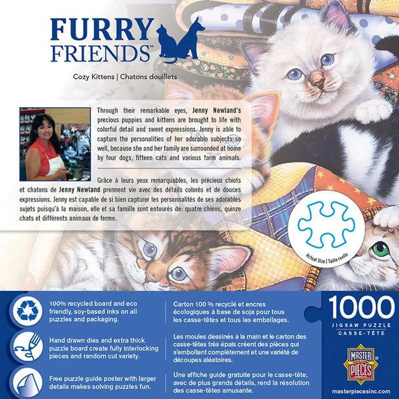 Furry Friends - Cozy Kittens - 1000 Piece Puzzle