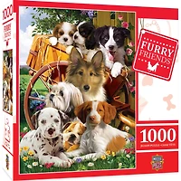 Furry Friends - Ready for Work - 1000 Piece Puzzle