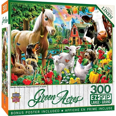 Green Acres - Garden Gathering - 300 Piece EzGrip Puzzle