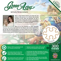 Green Acres - Quilt Country - 300 Piece EzGrip Puzzle