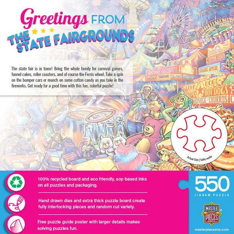 Greetings From - The State Fairgrounds - 550 Piece Puzzle