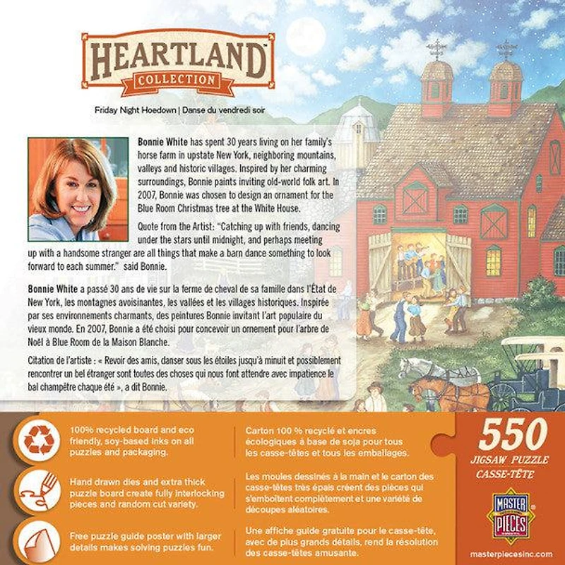 Heartland Collection - Friday Night Hoe Down - 550 Piece Puzzle