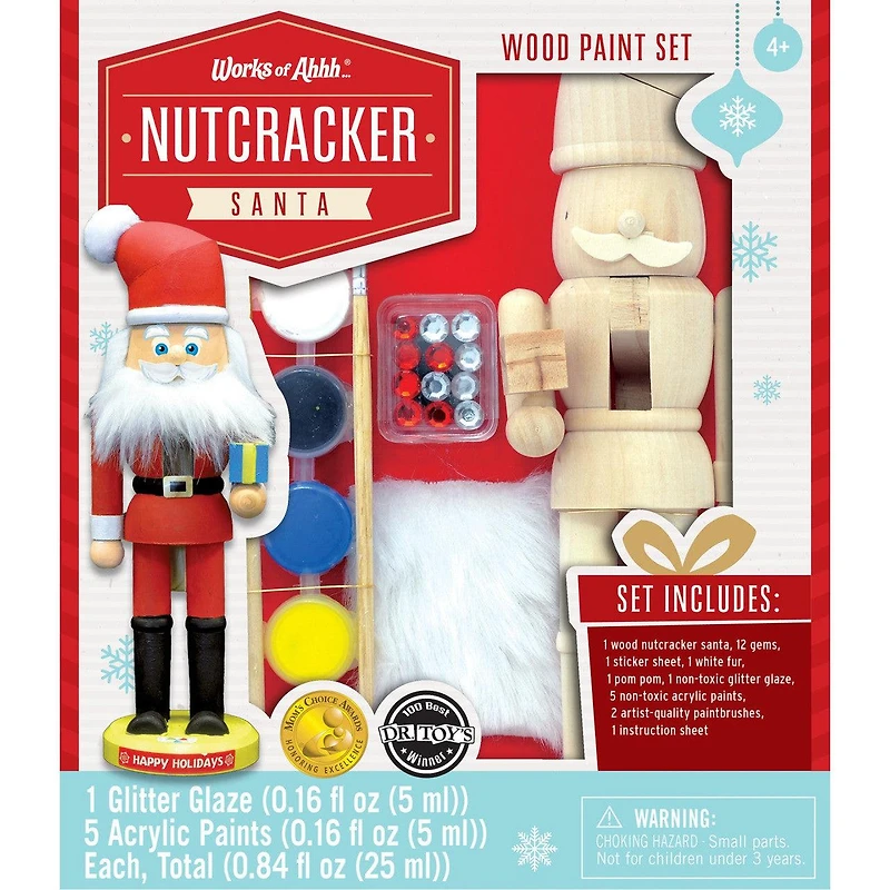 Holiday Wood Paint Kit - Nutcracker Santa