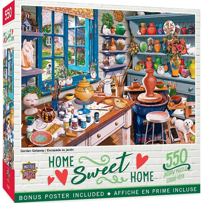 Home Sweet Home - Garden Getaway - 550 Piece Puzzle