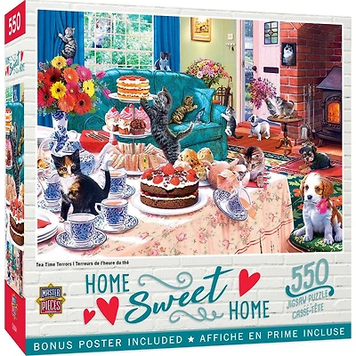 Home Sweet Home - Tea Time Terrors - 550 Piece Puzzle