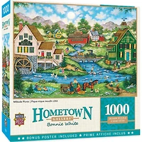 Hometown Gallery - Millside Picnic - 1000 Piece Puzzle