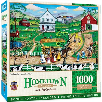 Hometown Gallery - The Peddler - 1000 Piece Puzzle