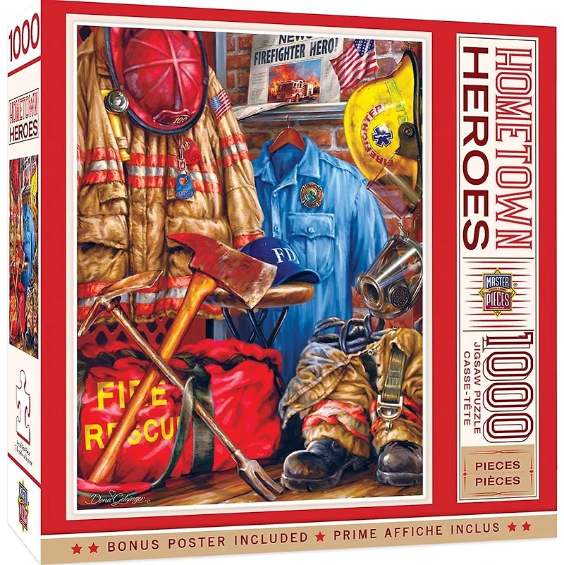 Hometown Heroes - Fire and Rescue - 1000 Piece Puzzle