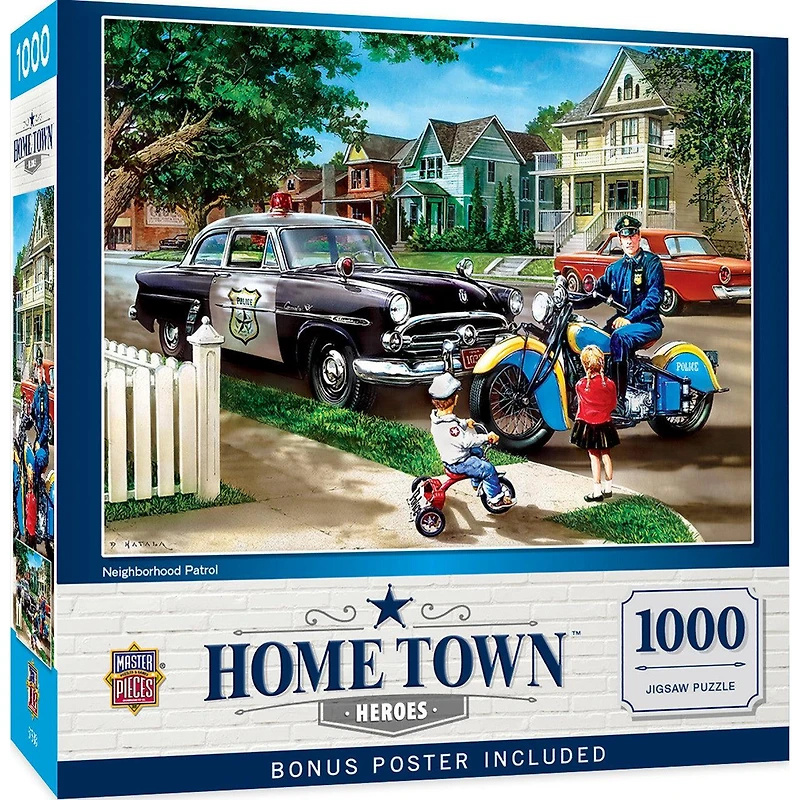 Hometown Heroes - Neighborhood Patrol 1000 Piece Puzzle