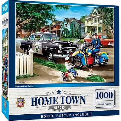 Hometown Heroes - Neighborhood Patrol 1000 Piece Puzzle