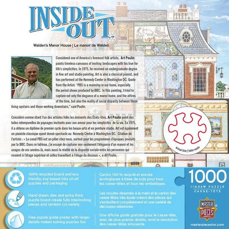 Inside Out - Walden's Manor House - 1000 Piece Puzzle