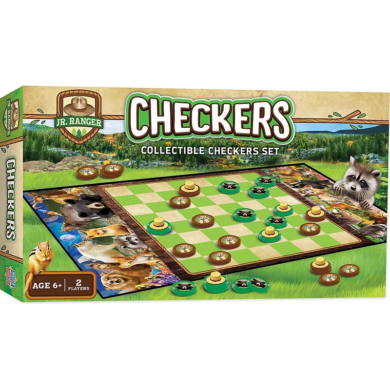 Jr Ranger - Checkers Board Game