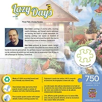 Lazy Days - Floral Falls - 750 Piece Puzzle
