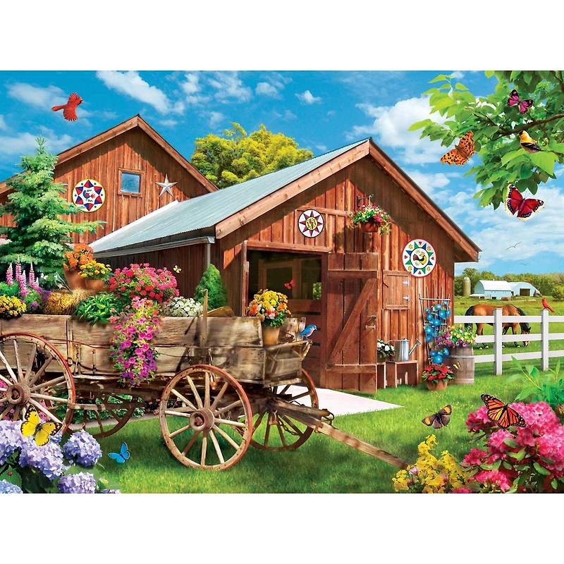 Lazy Days - Flying to Flower Farm - 750 Piece Puzzle