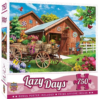Lazy Days - Flying to Flower Farm - 750 Piece Puzzle