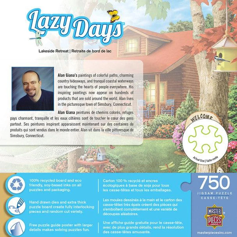 Lazy Days - Lakeside Retreat - 750 Piece Puzzle