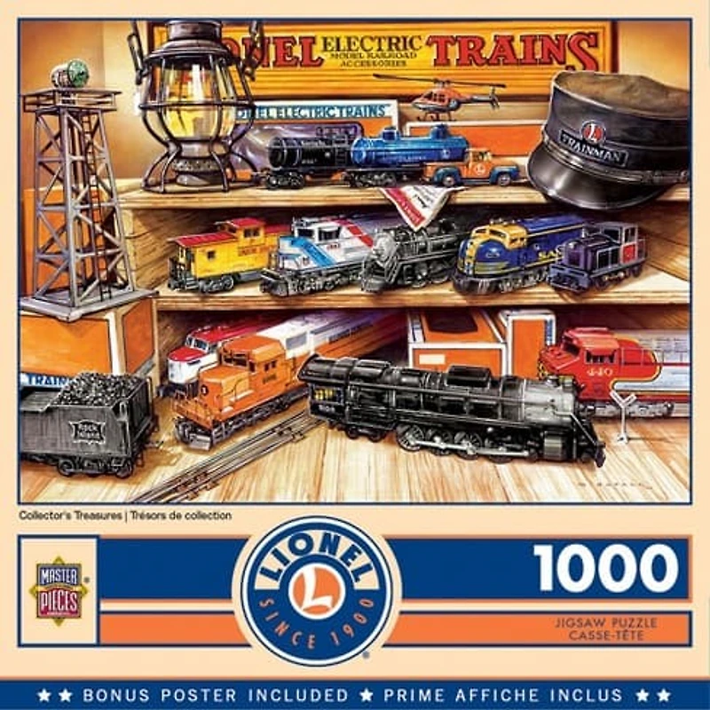 Lionel - Collector's Treasures - 1000 Piece Puzzle