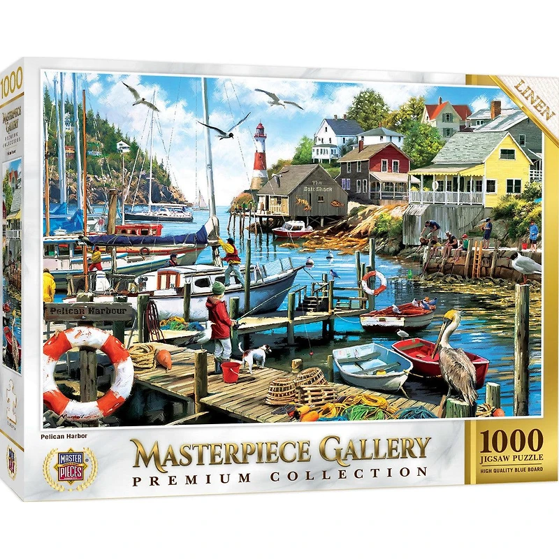MasterPiece Gallery - Pelican Harbor - 1000 Piece Puzzle