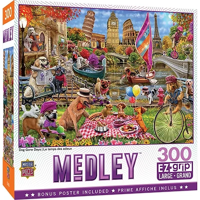 Medley - Dog Gone Days - 300 Piece EzGrip Puzzle