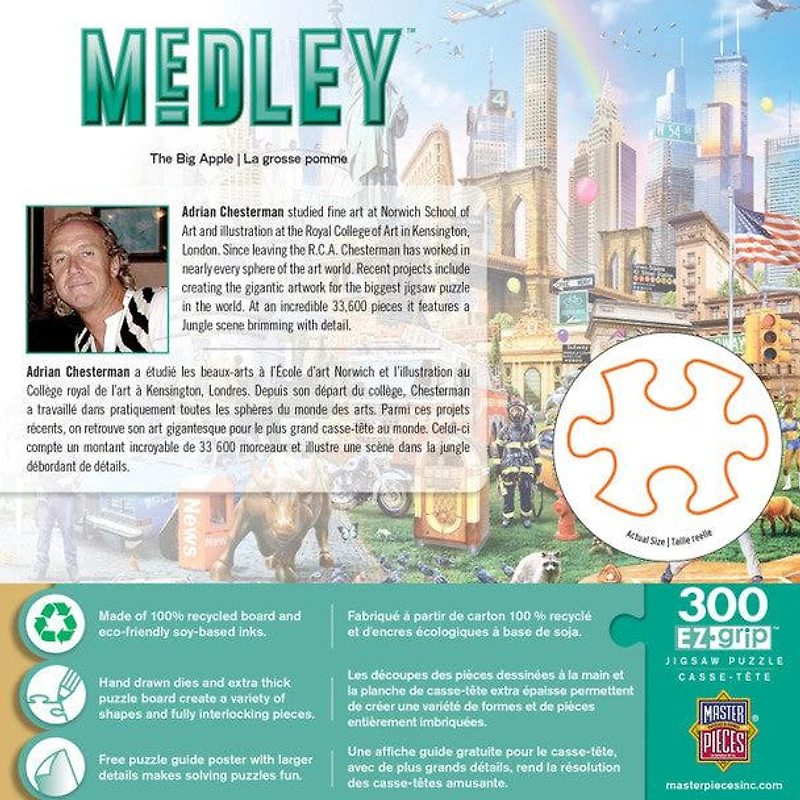 Medley - The Big Apple - 300 Piece EzGrip Puzzle