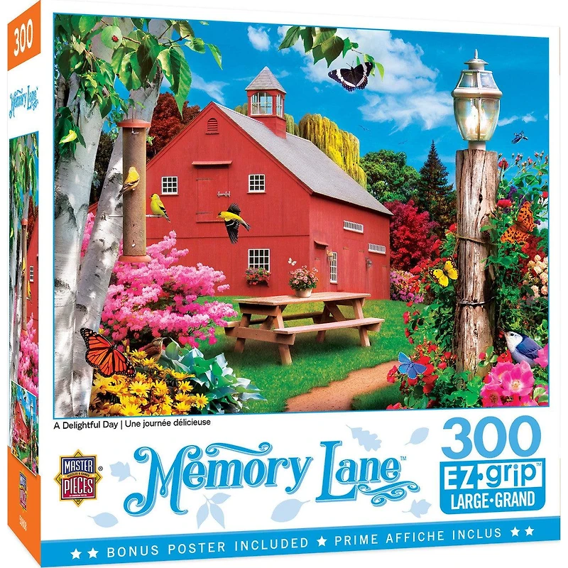 Memory Lane - A Delightful Day - 300 Piece EzGrip Puzzle