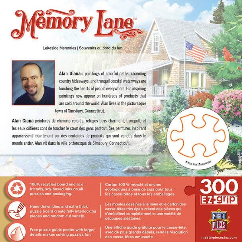 Memory Lane - Lakeside Memories - 300 Piece EzGrip Puzzle