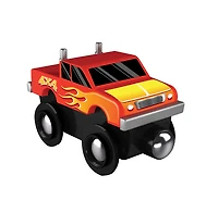 Monster Truck Wood Toy Train