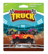 Monster Truck Wood Toy Train
