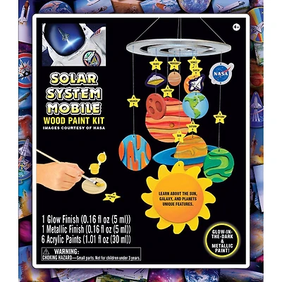 NASA - Solar System Mobile Wood Paint Kit