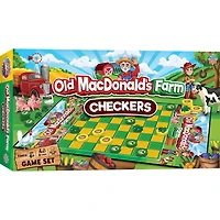 Old MacDonald's Farm Checkers Board Game