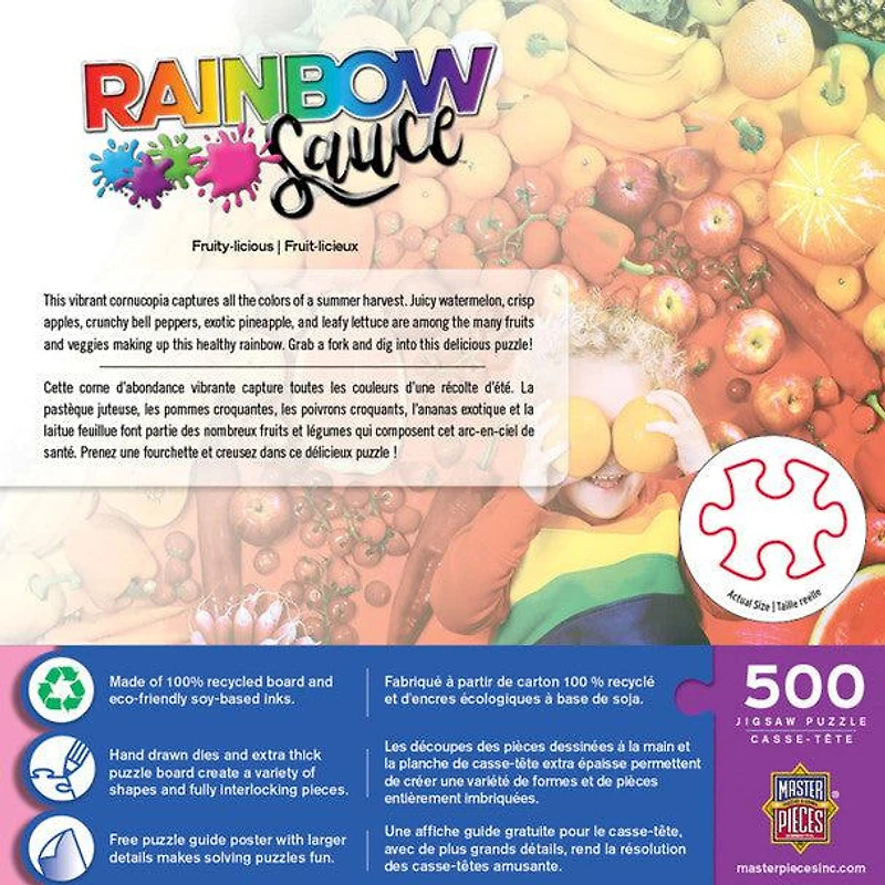 Rainbow Sauce - Fruity-licious - 500 Piece Puzzle
