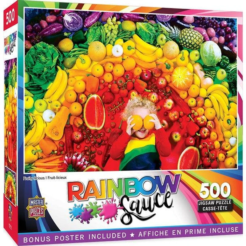 Rainbow Sauce - Fruity-licious - 500 Piece Puzzle