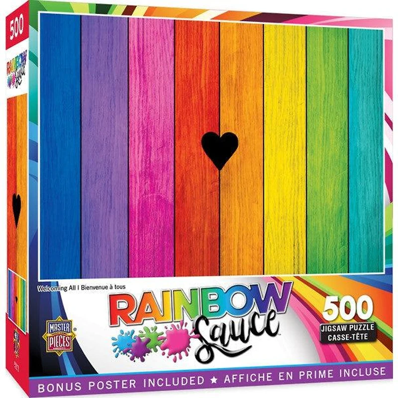 Rainbow Sauce - Welcoming All - 500pc Puzzle
