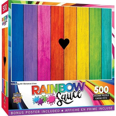 Rainbow Sauce - Welcoming All - 500pc Puzzle