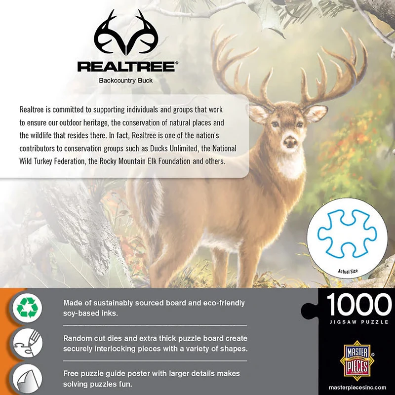 Realtree - Backcountry Buck - 1000 Piece Puzzle