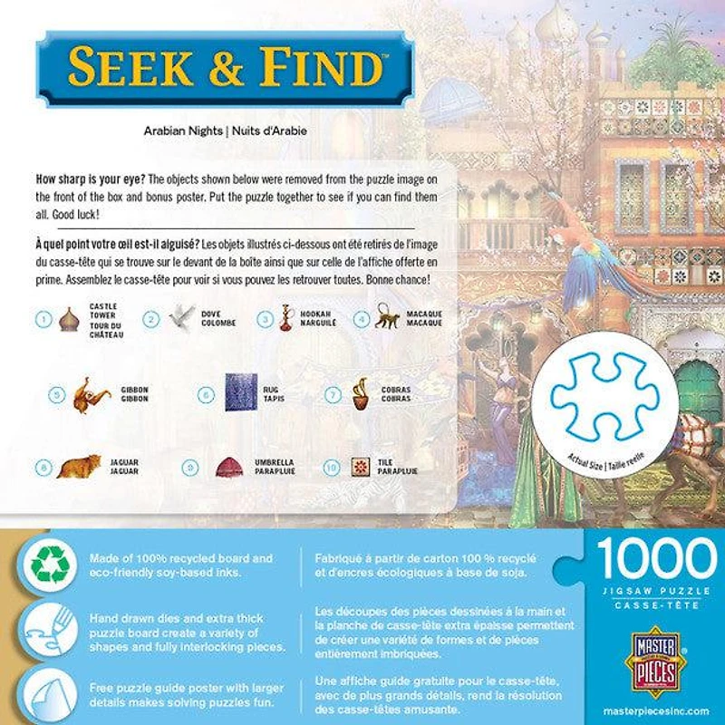 Seek & Find - Arabian Nights - 1000 Piece Puzzle