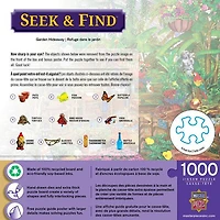Seek & Find - Garden Hideway - 1000 Piece Puzzle