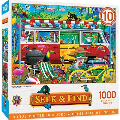 Seek & Find - Van Life - 1000 Piece Puzzle
