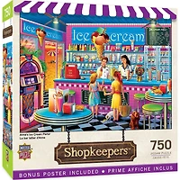 Shopkeepers - Anna's Ice Cream Parlor - 750 Piece Puzzle