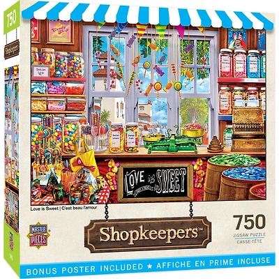 Shopkeepers - Love is Sweet - 750 Piece Puzzle