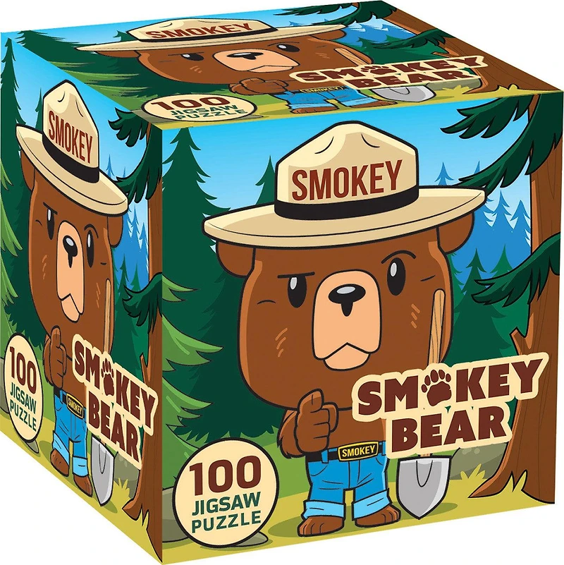 Smokey Bear - 100 Piece Cube Puzzle
