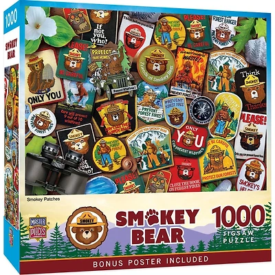 Smokey Bear - Patches - 1000 Piece Puzzle