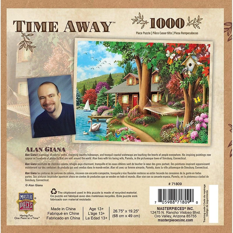 Time Away - Around the Lake - 1000 Piece Puzzle