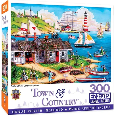Town & Country - Painter's Point - 300 Piece EzGrip Puzzle