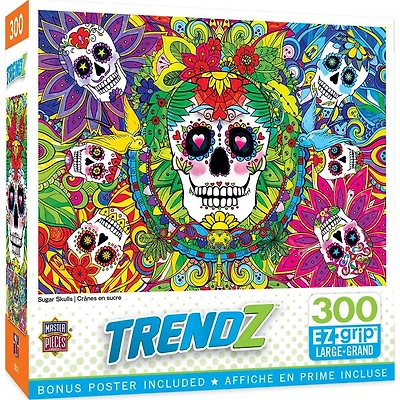 Trendz - Sugar Skulls - 300 Piece EZGrip Puzzle