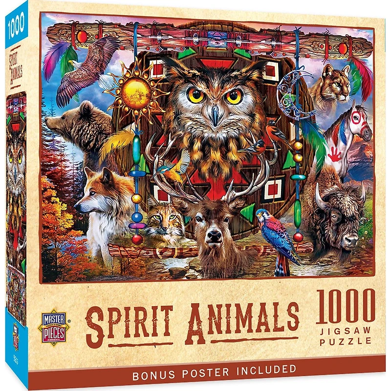 Tribal Spirit - Spirit Animals - 1000 Piece Puzzle