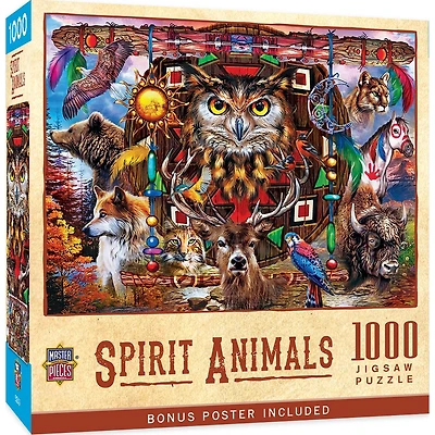 Tribal Spirit - Spirit Animals - 1000 Piece Puzzle
